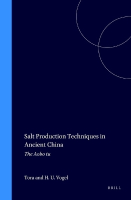 Salt Production Techniques in Ancient China - Tora; Hans Ulrich Vogel