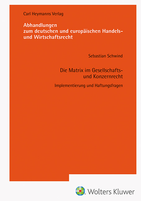 Matrix in GeselR u KonzernR - Sebastian Schwind