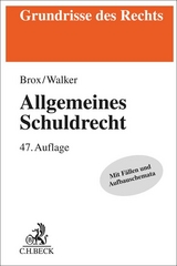 Allgemeines Schuldrecht - Wolf-Dietrich Walker