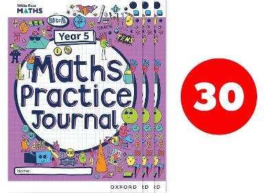 White Rose Maths Practice Journals Year 5 Workbooks: Pack of 30 - Caroline Hamilton