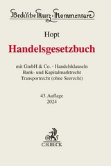 Handelsgesetzbuch - Klaus J. Hopt, Christoph Kumpan, Patrick C. Leyens