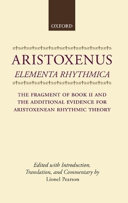 Aristoxenus Elementa Rhythmica - Editor