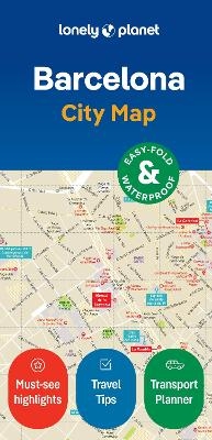 Lonely Planet Barcelona City Map -  Lonely Planet