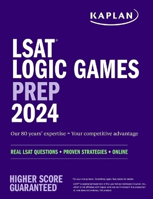 LSAT Logic Games Prep 2024: Real LSAT Questions + Proven Strategies + Online -  Kaplan Test Prep
