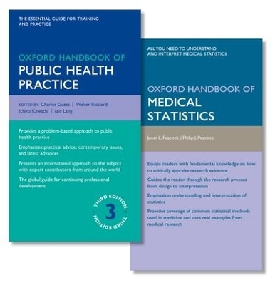 Oxford Handbook of Public Health Practice and Oxford Handbook of Medical Statistics - Janet Peacock, Philip Peacock, Charles Guest