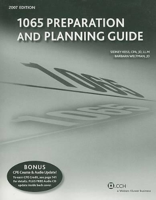 1065 Preparation and Planning Guide - Sidney Kess, Weltman Barbara