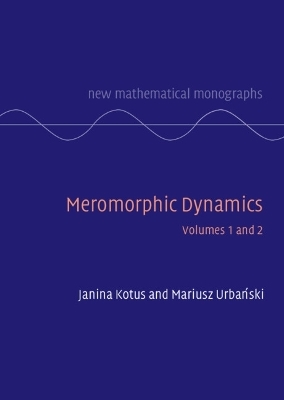 Meromorphic Dynamics 2 Volume Hardback Set - Janina Kotus, Mariusz Urbański
