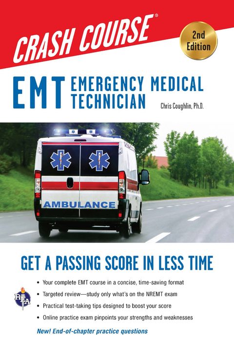 EMT (Emergency Medical Technician) Crash Course with Online Practice Test, 2nd Edition -  Christopher Coughlin