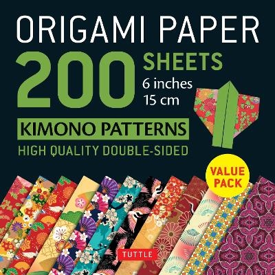 Origami Paper 200 sheets Kimono Patterns 6 (15 cm) - Tuttle Publishing