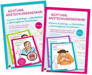 Paket: Achtung, Ansteckungsgefahr! – 24 verständliche Aushänge und Merkblätter zu übertragbaren Krankheiten - Ulrike Breckling