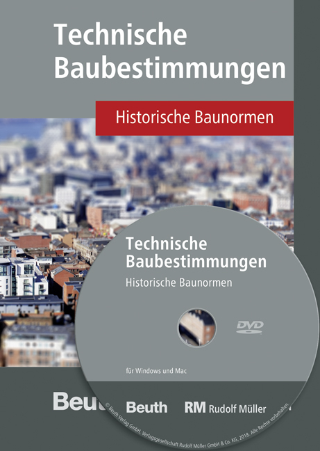 Technische Baubestimmungen – Historische Baunormen - DVD Mehrplatzlizenz Apartbezug