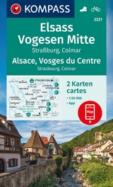 Elsass, Vogesen Mitte, Alsace, Vosges du Centre (2 Karten) 1:50.000 - 