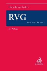 RVG für Anfänger - Enders, Horst-Reiner