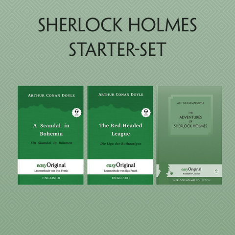 The Adventures of Sherlock Holmes (mit 4 MP3 Audio-CDs) - Starter-Set - Arthur Conan Doyle