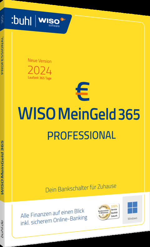 WISO Mein Geld Professional 365, 1 CD-ROM