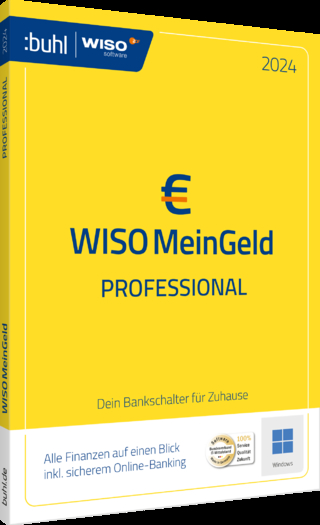 WISO Mein Geld Professional 2024, 1 CD-ROM - 