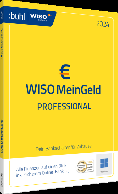 WISO Mein Geld Professional 2024, 1 CD-ROM