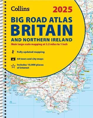 2025 Collins Big Road Atlas Britain and Northern Ireland -  Collins Maps