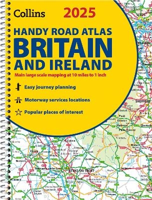2025 Collins Handy Road Atlas Britain and Ireland -  Collins Maps