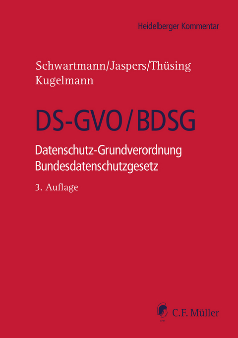 DS-GVO/BDSG - Michael Atzert, Kristin Benedikt, Antonia Buchmann