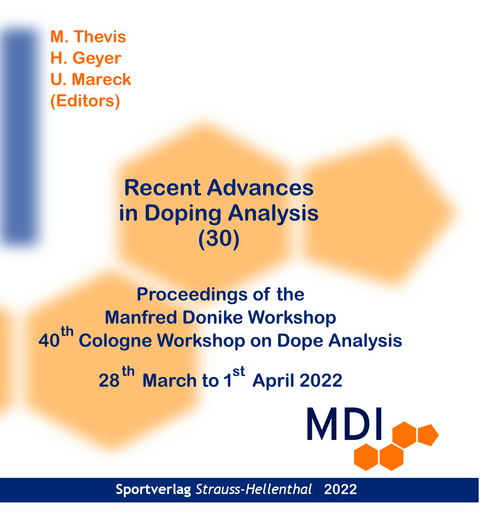 Recent Advances in Doping Analysis (30) - CD-Rom - 