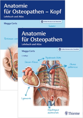 Set Anatomie für Osteopathen - Magga Corts