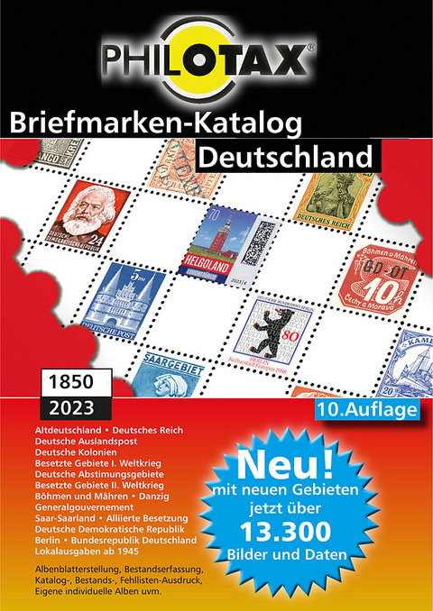 Deutschland Briefmarkenkatalog 1849 - 2023 10. Auflage -  PHILOTAX GmbH