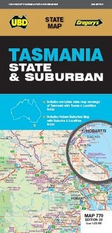 Tasmania State & Suburban Map 770 28th ed - UBD Gregory's