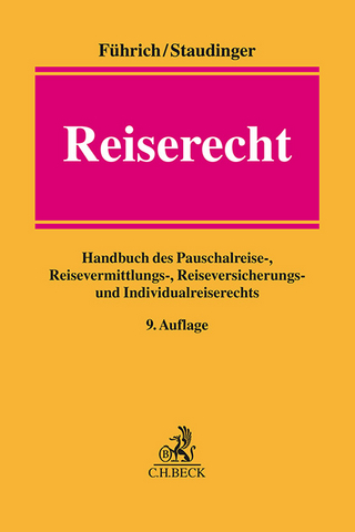 Reiserecht - Ernst Führich; Ansgar Staudinger