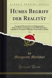 Humes Begriff der Realität - Margarete Merleker