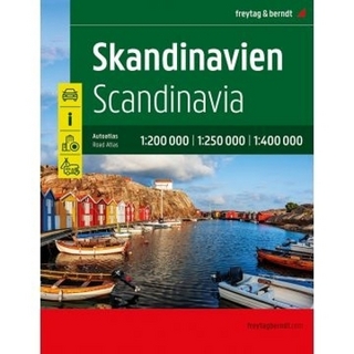 Skandinavien, Autoatlas 1:200.000 - 1:400.000, freytag & berndt - 