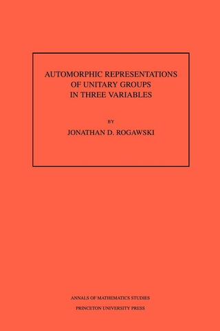 Automorphic Representation of Unitary Groups in Three Variables. (AM-123), Volume 123 - Jonathan David Rogawski