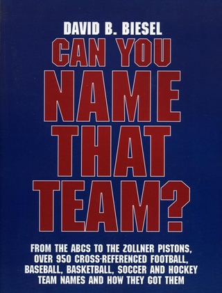 Can You Name that Team? - David B. Biesel