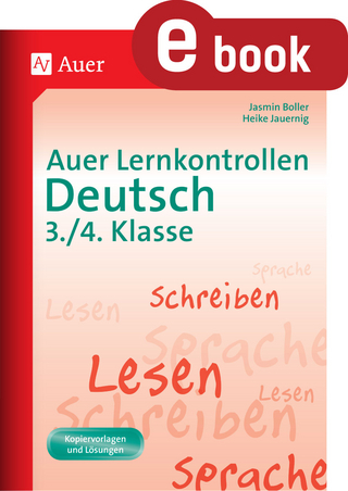 Auer Lernkontrollen Deutsch 3.-4. Klasse - Bettner; Dinges; Boller; Jauering