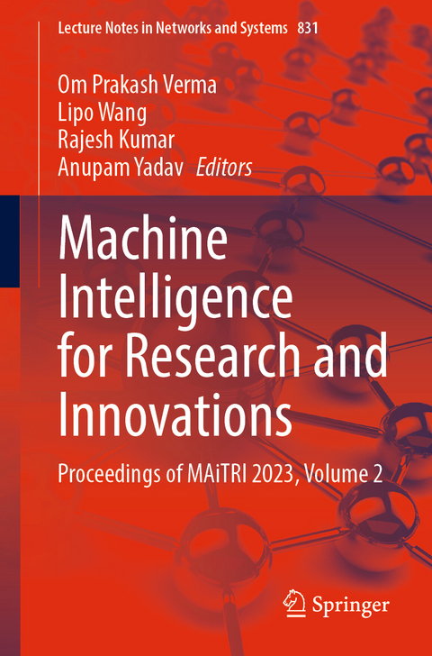 Machine Intelligence for Research and Innovations - 