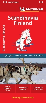 Scandinavia & Finland - Michelin National Map 711 -  Michelin