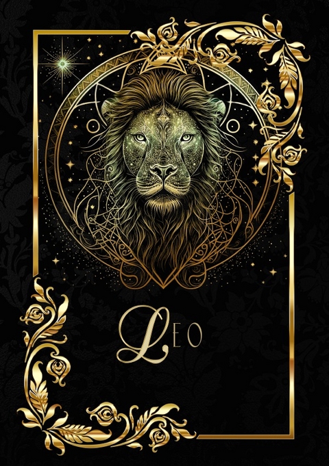 Zodiac Leo Notebook - Chris Bee ArtDesign