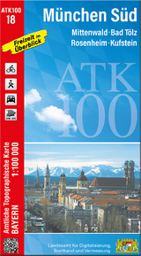 ATK100-18 München Süd (Amtliche Topographische Karte 1:100000) - 