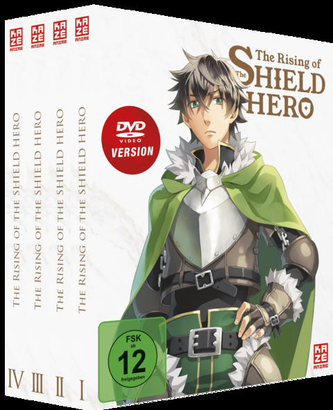 The Rising of the Shield Hero - Staffel 1 - Gesamtausgabe - Bundle - Vol.1-4 - DVD - Ohne Schuber