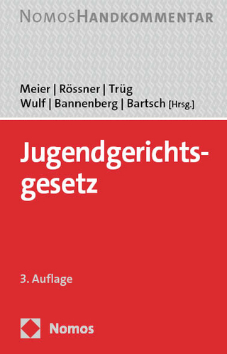 Jugendgerichtsgesetz - Bernd-Dieter Meier; Britta Bannenberg; Tillmann Bartsch