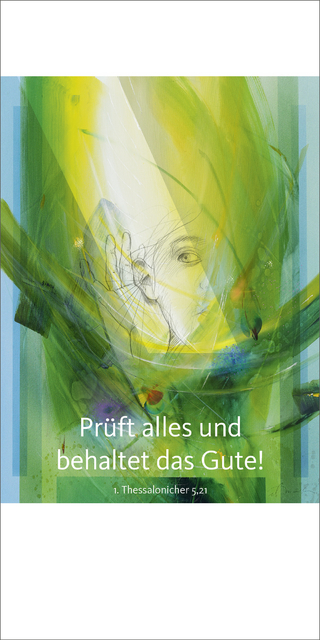 Jahreslosung Münch 2025, Faltkarte mit Betrachtung (10er-Set) - Eberhard Münch