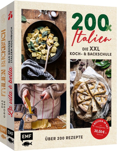 200 x Italien – Die XXL Koch- und Backschule - Svenja Mattner-Shahi, Britta Welzer, Andrea Menichelli