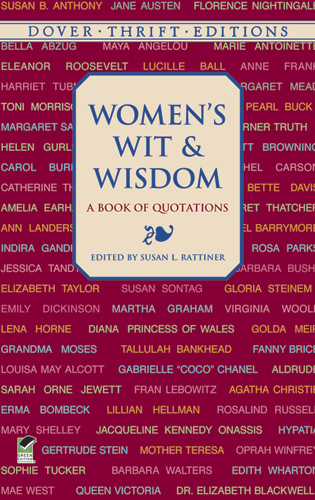 Women's Wit and Wisdom: A Book Of Quotations - Susan L. Rattiner