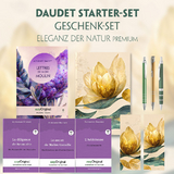 Alphonse Daudet Starter-Paket Geschenkset - 4 Bücher (mit Audio-Online) + Eleganz der Natur Schreibset Premium - Alphonse Daudet