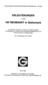Erläuterungen zu Blatt 160 Neumarkt in Steiermark - Andreas Thurner, Dirk Van Husen