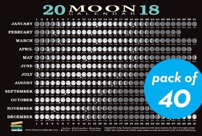 2018 Moon Calendar Card (40-Pack) - Kim Long