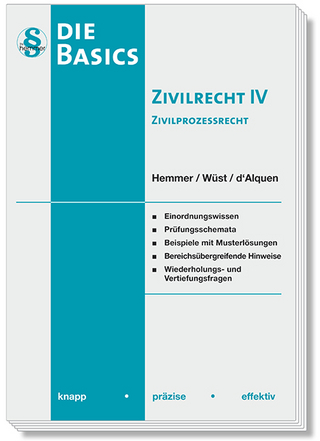 Basics - Zivilrecht IV Zivilprozessrecht (ZPO) - Karl-Edmund Hemmer; Achim Wüst; Clemens D&#039 …