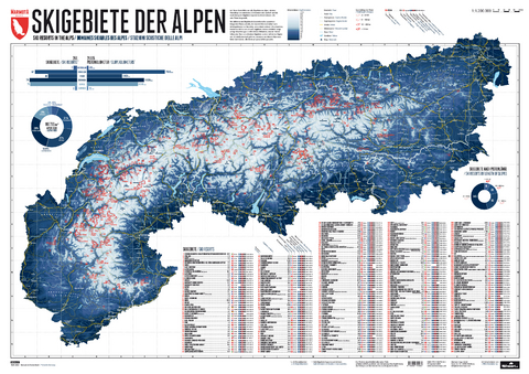 266 Skigebiete der Alpen - Stefan Spiegel, Lana Bragin