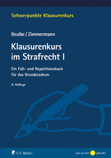 Klausurenkurs im Strafrecht I - Beulke, Werner; Zimmermann, Frank