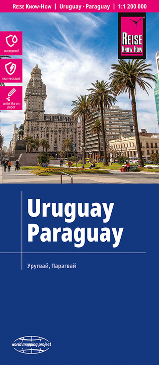 Reise Know-How Landkarte Uruguay, Paraguay (1:1.200.000) - 